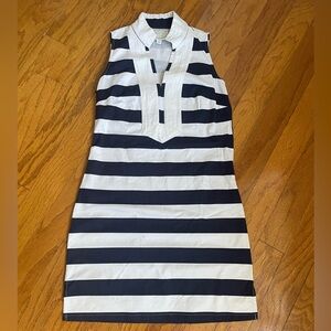 Sail to Sable Classic Tunic Dress size XS Navy and White striped